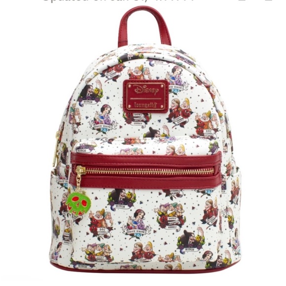 NWT Loungefly Snow White tattoo backpack - Picture 1 of 12